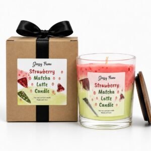 Strawberry Matcha Latte Scented Candle